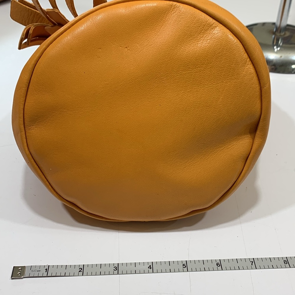 Andrea Mabiani orange tote purse - Picture 6 of 11